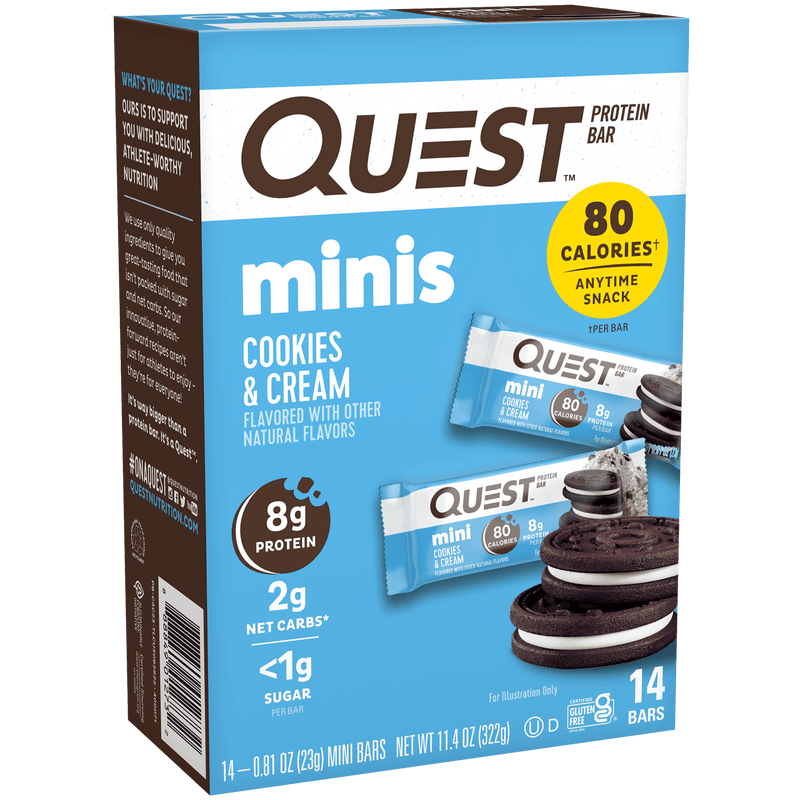 Mini Cookies & Cream Protein Bar